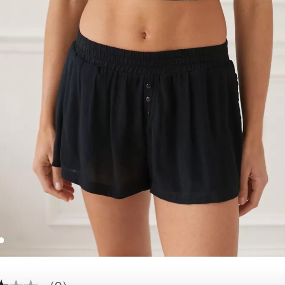 Urban outfitters NWT black pj shorts, out from under riviera lounge